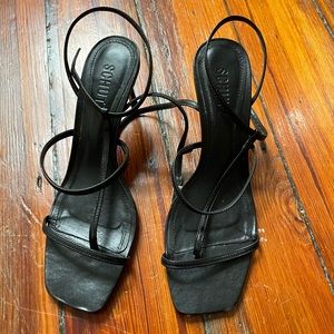 Black Schutz heels